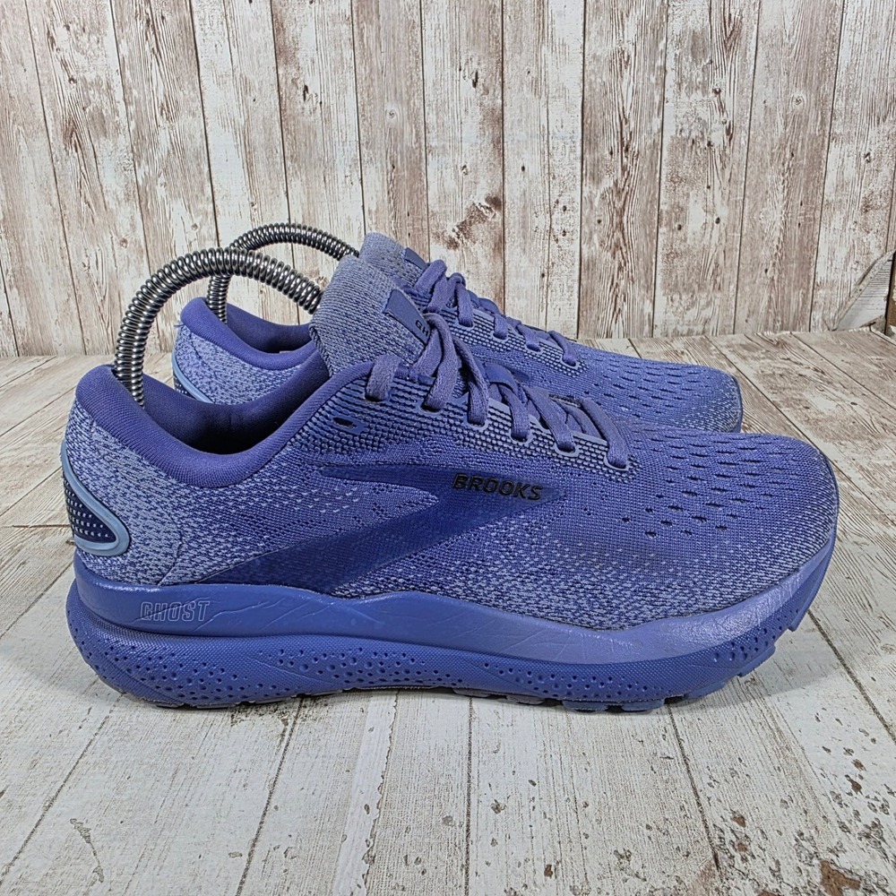 Brooks Ghost 16 Womens Purple Blue Running Shoes 1204071B445 Size 7.5 Medium B